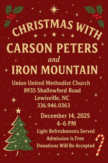 Carson Peters and Iron Mountain Christmas Concert